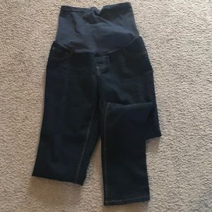 Oh Baby Maternity Jeans in Dark Blue Size Medium